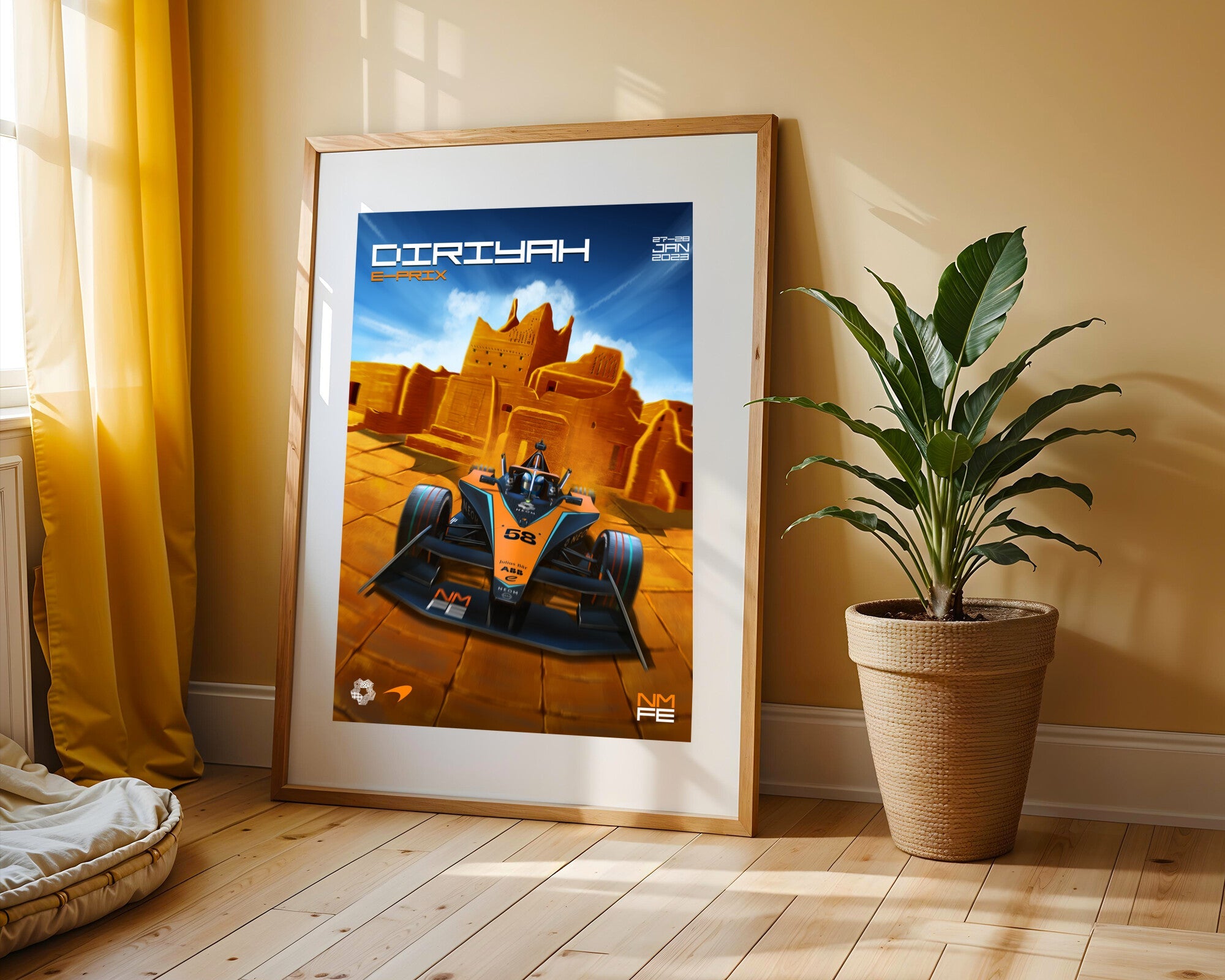 Castillo de Diriyah | Cuadro decorativo de Monkey Canvas