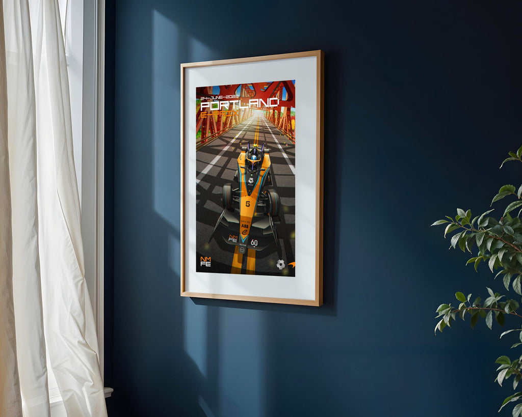 Puente Rojo de Portland | Cuadro decorativo de Monkey Canvas