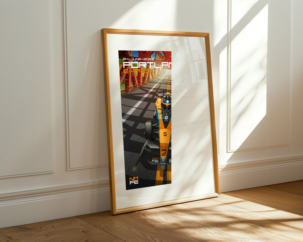 Puente Rojo de Portland | Cuadro decorativo de Monkey Canvas