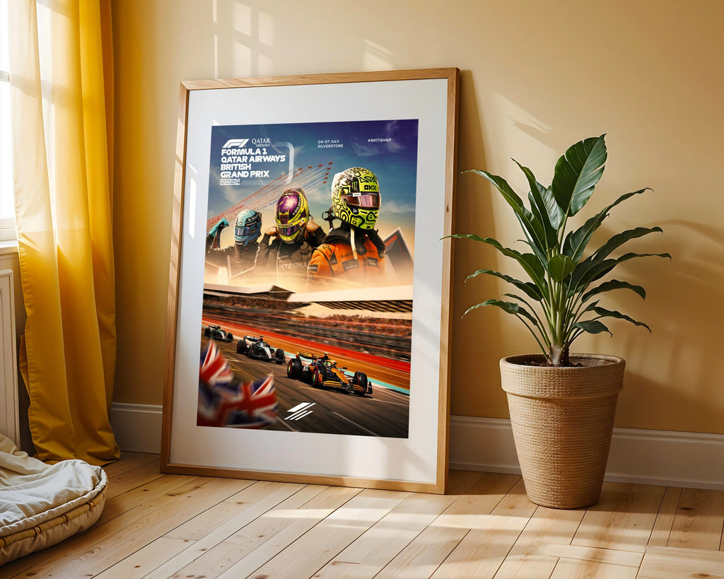 Podio en Silverstone | Cuadro decorativo de Monkey Canvas