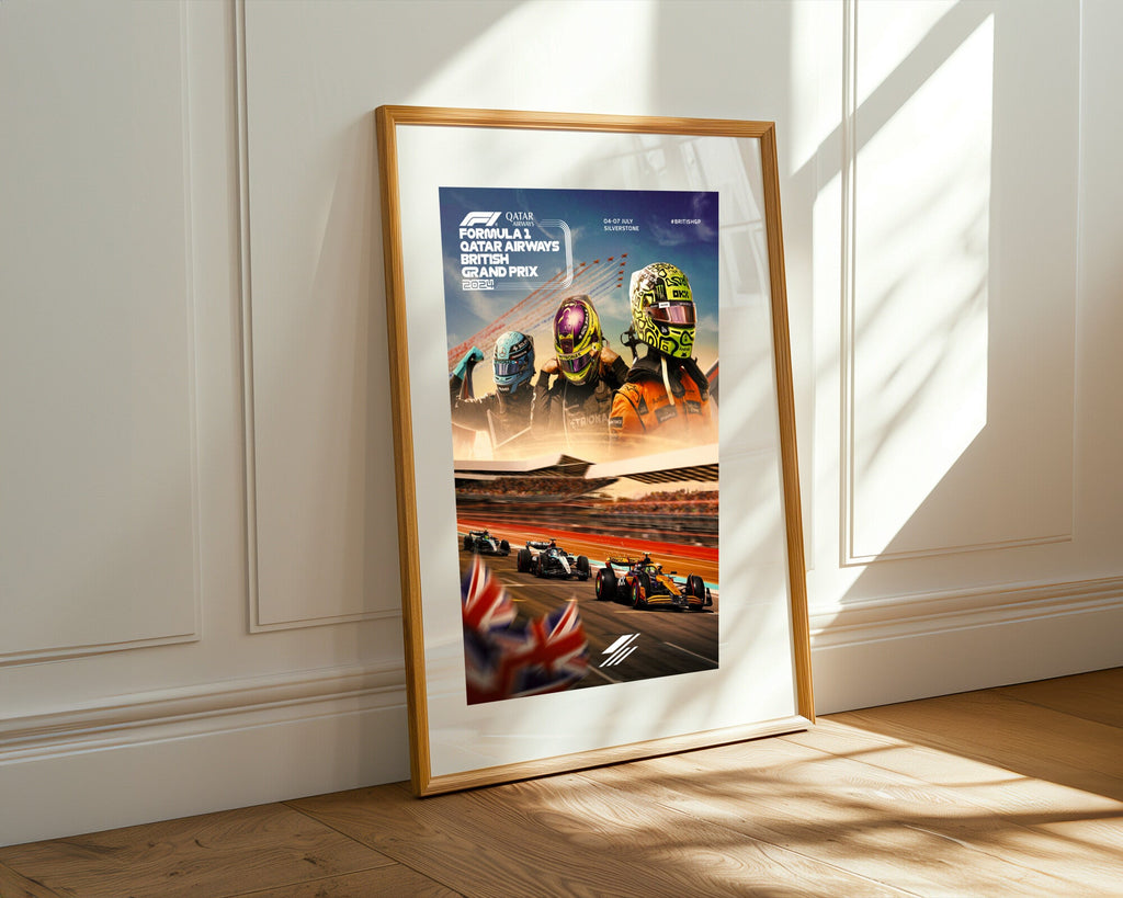 Podio en Silverstone | Cuadro decorativo de Monkey Canvas