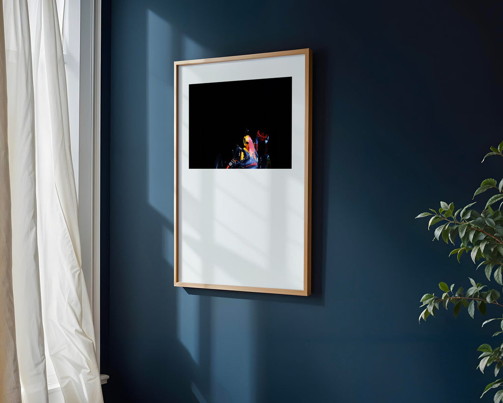Red Bull en la Sombra | Cuadro decorativo de Monkey Canvas