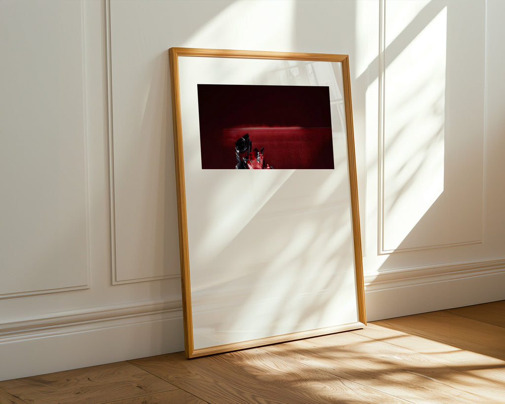 Ferrari en Movimiento | Cuadro decorativo de Monkey Canvas