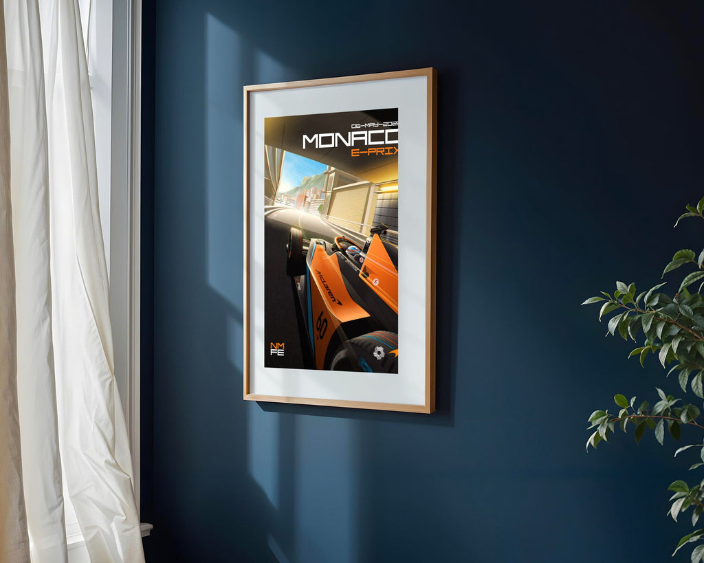 McLaren en Monaco | Cuadro decorativo de Monkey Canvas