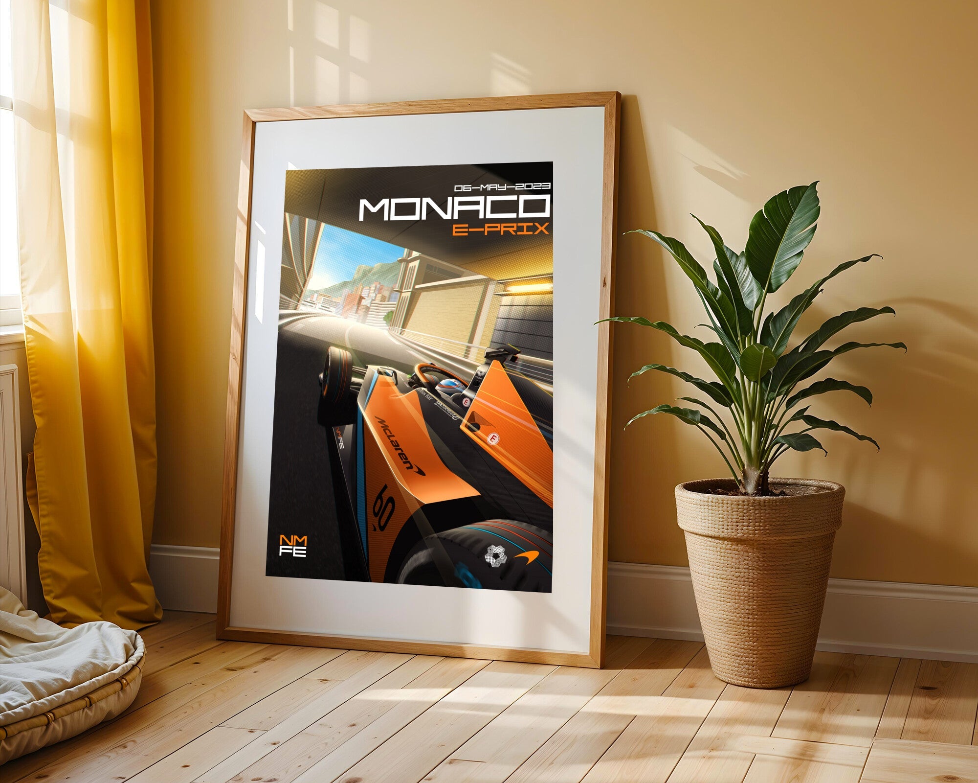 McLaren en Monaco | Cuadro decorativo de Monkey Canvas