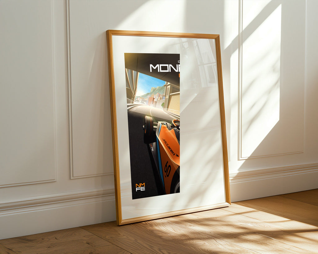 McLaren en Monaco | Cuadro decorativo de Monkey Canvas