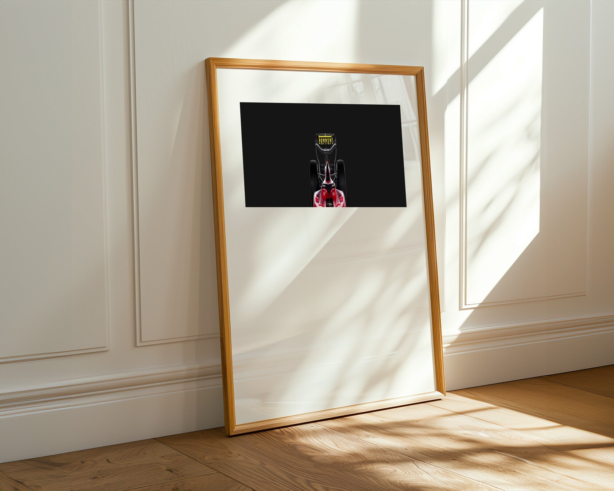 Ferrari en la Oscuridad | Cuadro decorativo de Monkey Canvas