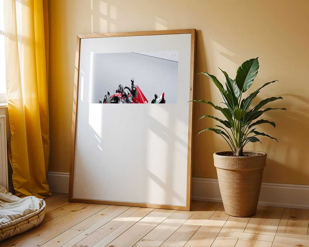 Sauber Stake Rojo | Cuadro decorativo de Monkey Canvas