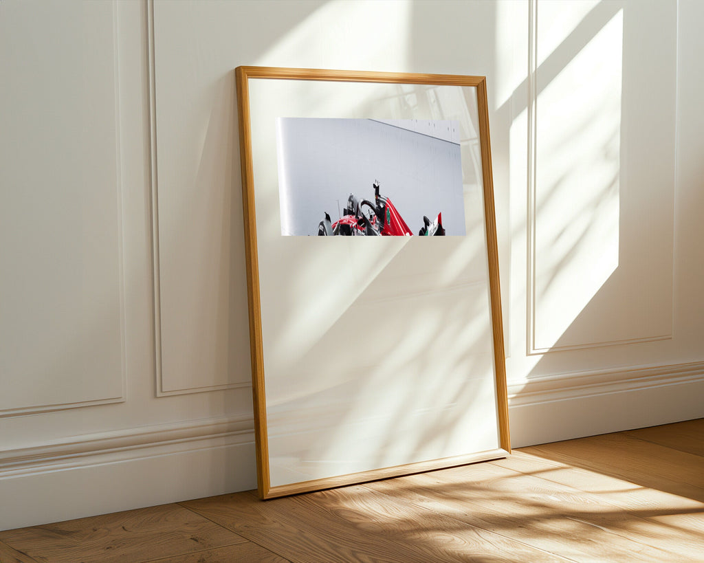Sauber Stake Rojo | Cuadro decorativo de Monkey Canvas