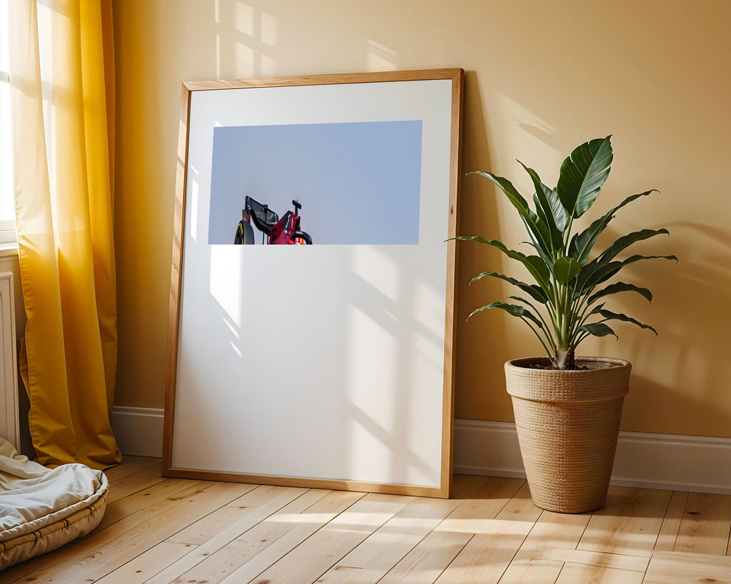 Ferrari en Pista | Cuadro decorativo de Monkey Canvas