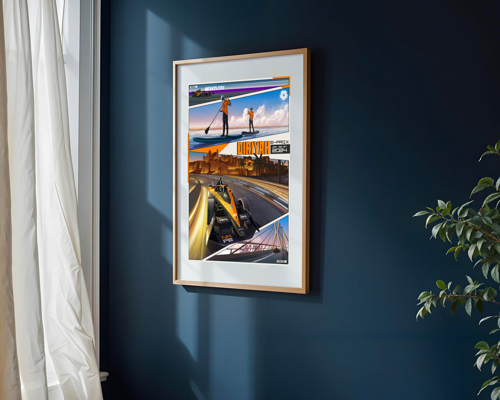 Diriyah al Atardecer | Cuadro decorativo de Monkey Canvas