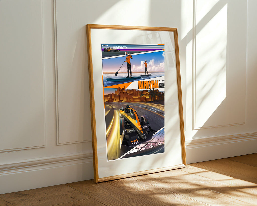 Diriyah al Atardecer | Cuadro decorativo de Monkey Canvas