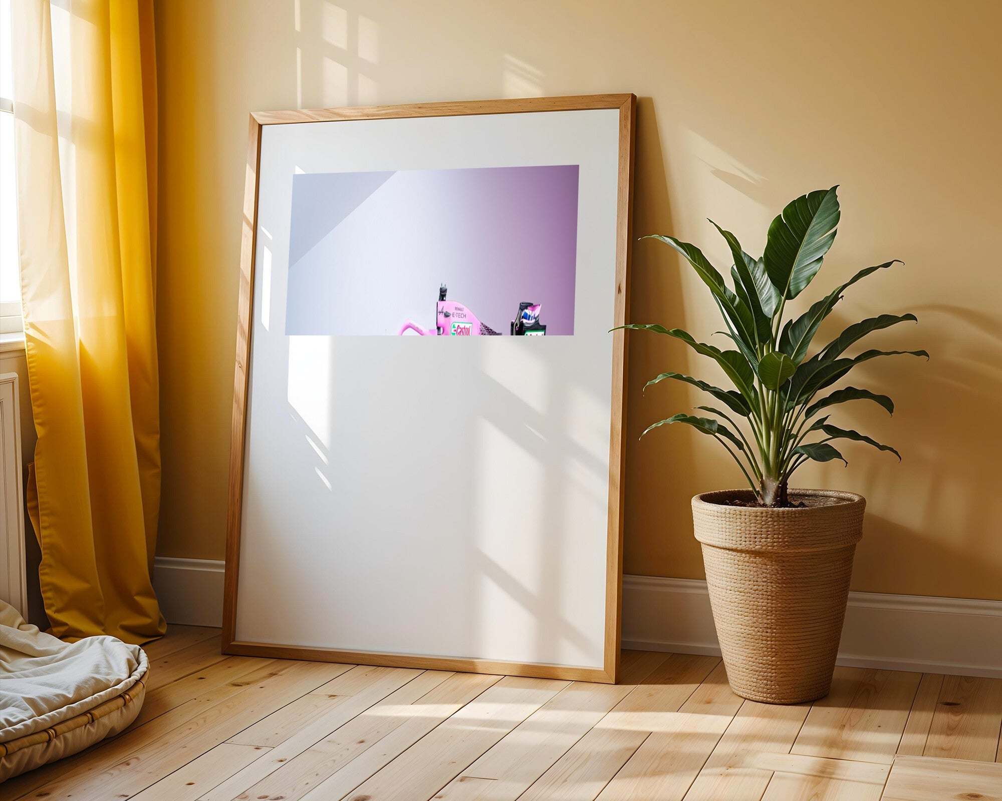 Perfil Alpine Rosa | Cuadro decorativo de Monkey Canvas