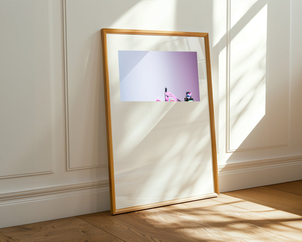 Perfil Alpine Rosa | Cuadro decorativo de Monkey Canvas