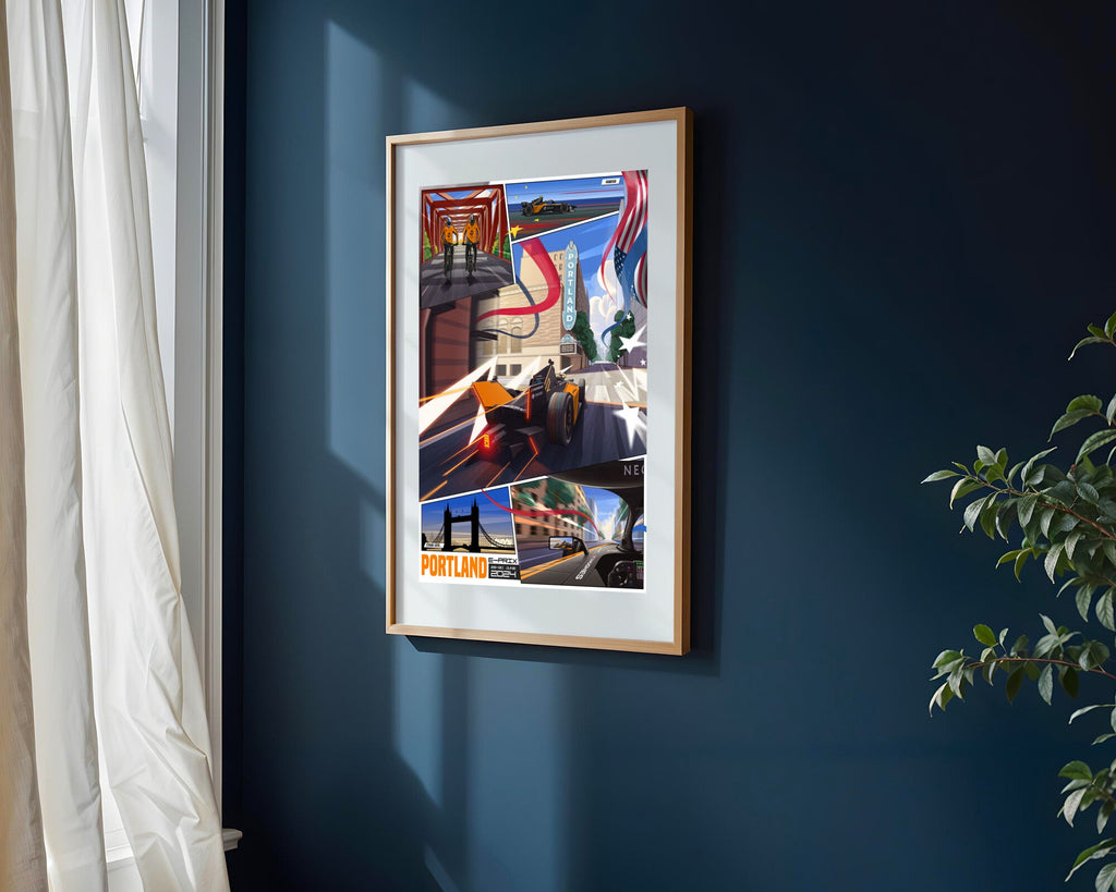 Fuga en Portland | Cuadro decorativo de Monkey Canvas