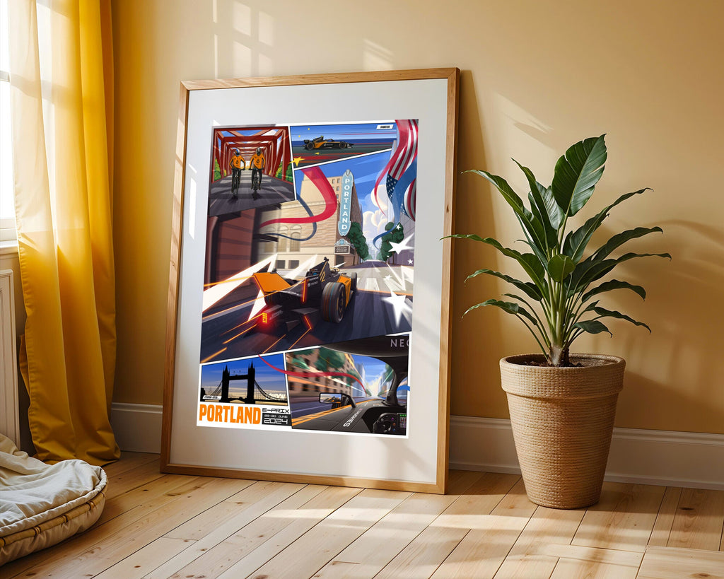 Fuga en Portland | Cuadro decorativo de Monkey Canvas