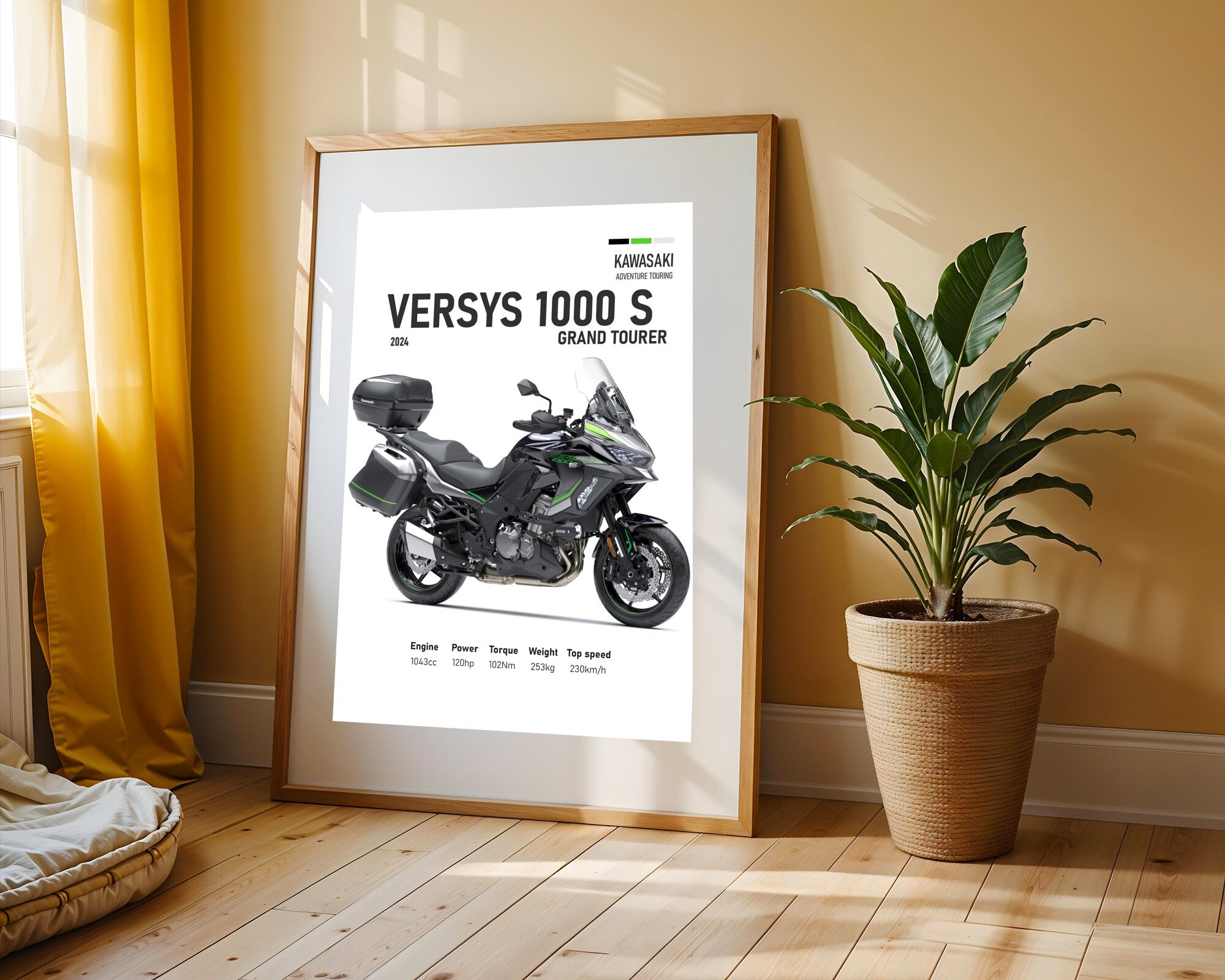 Versys 1000 S Gran Tourer | Cuadro decorativo de Monkey Canvas