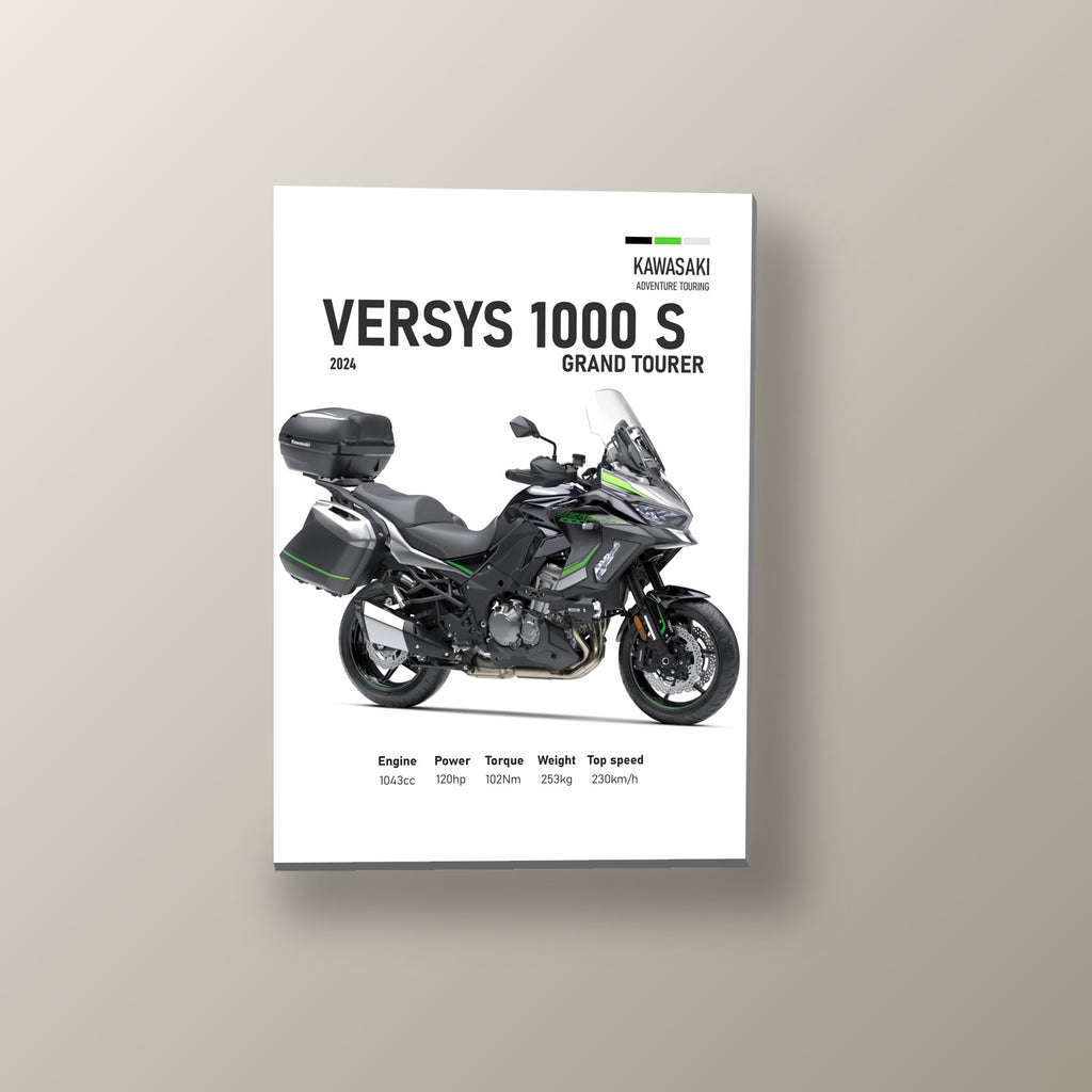 Versys 1000 S Gran Tourer | Cuadro decorativo de Monkey Canvas