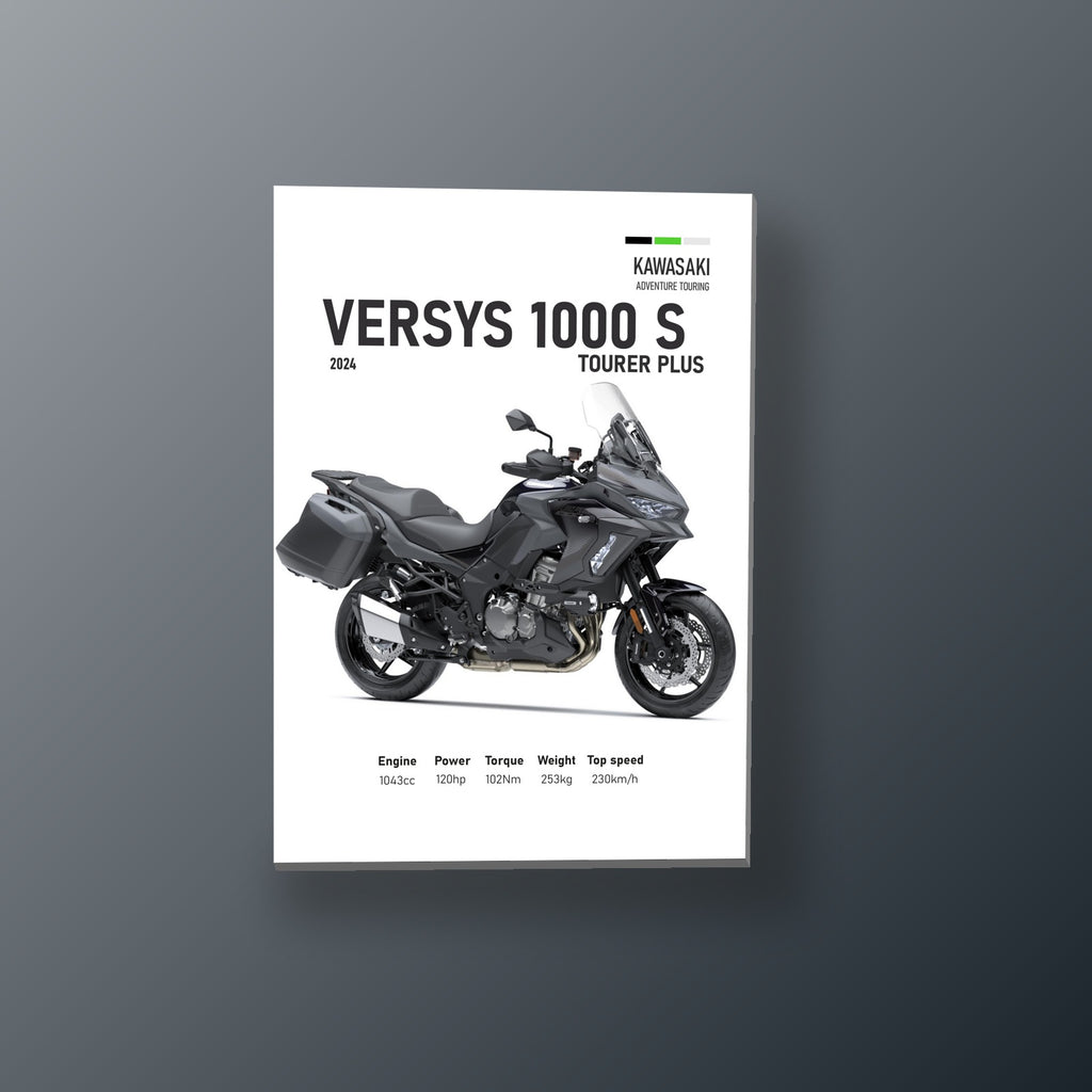 Versys 1000 S Gris Aventura | Cuadro decorativo de Monkey Canvas