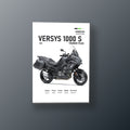 Versys 1000 S Gris Aventura | Cuadro decorativo de Monkey Canvas
