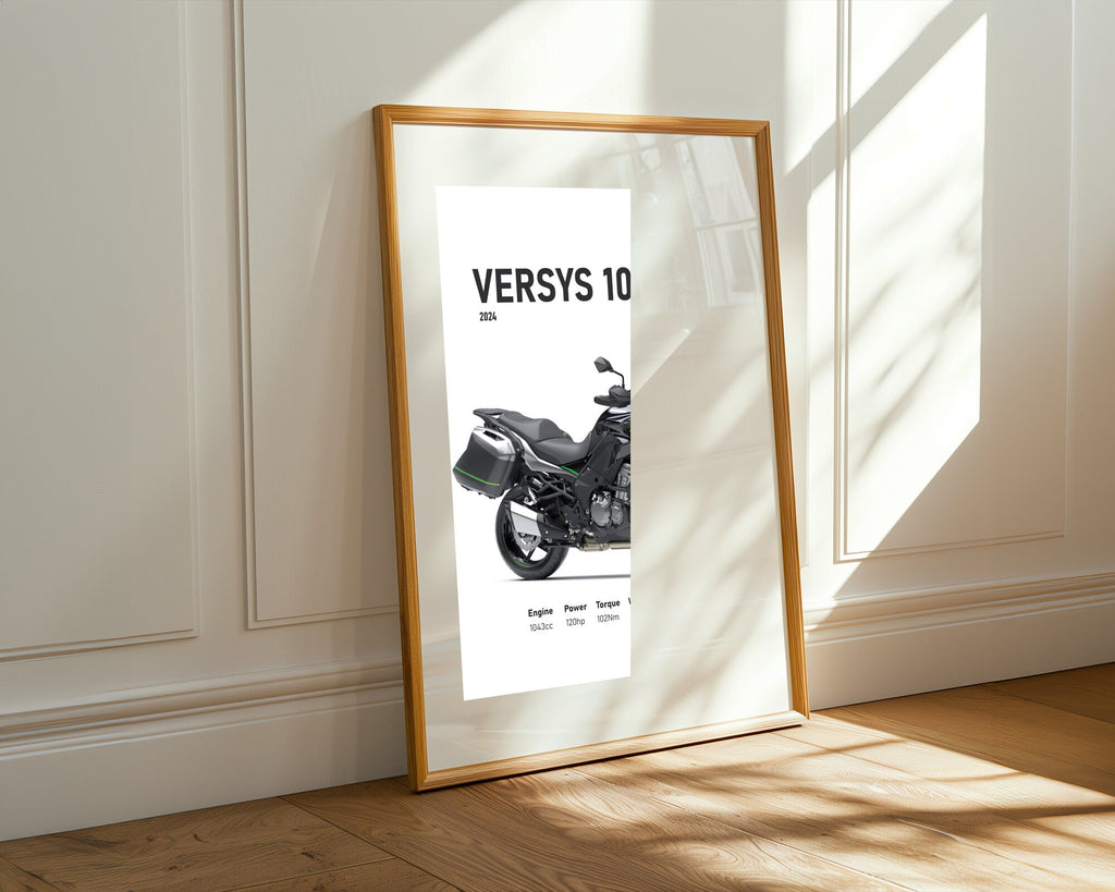 Versys 1000 S Adventure Negra | Cuadro decorativo de Monkey Canvas