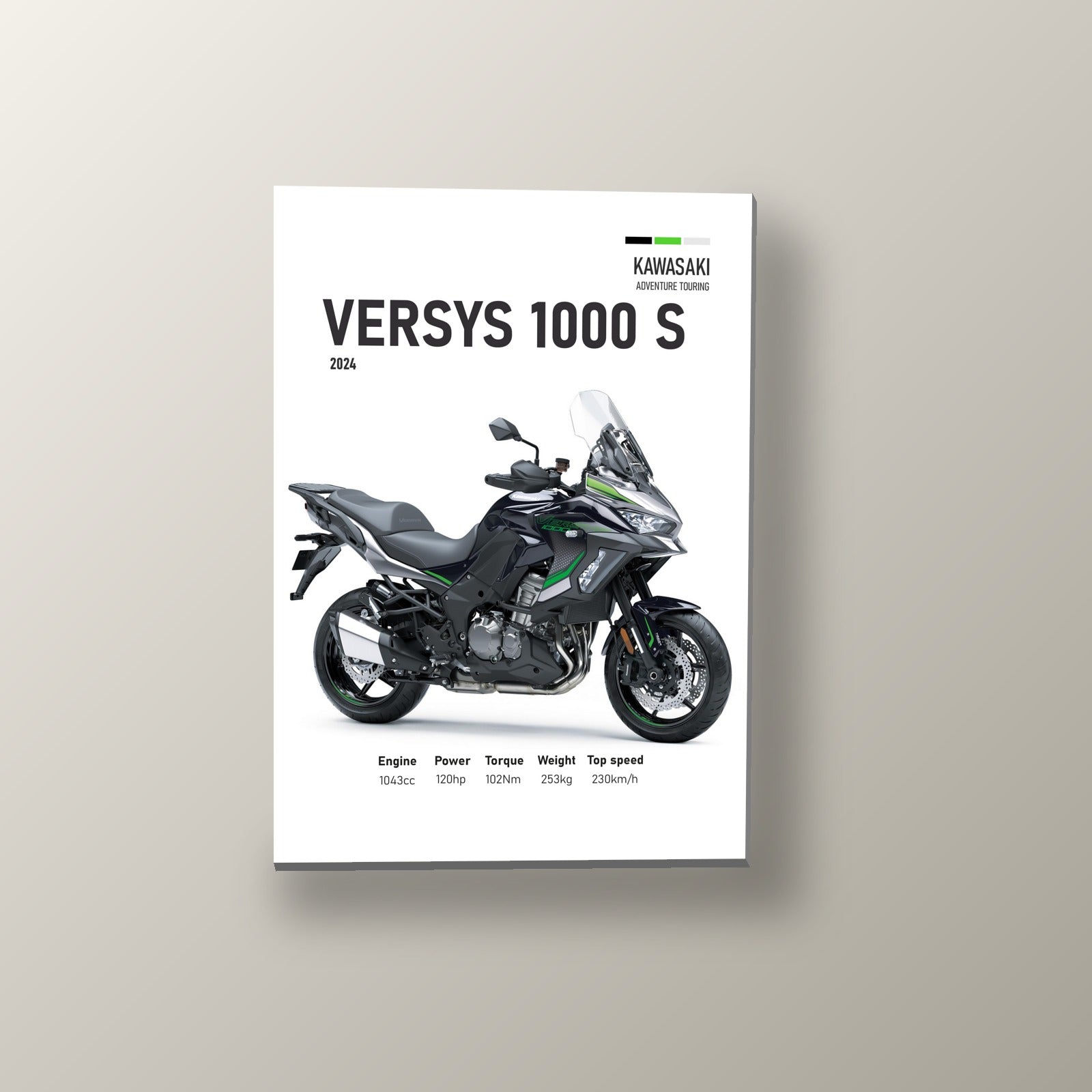 Versys 1000 S Todo Terreno | Cuadro decorativo de Monkey Canvas