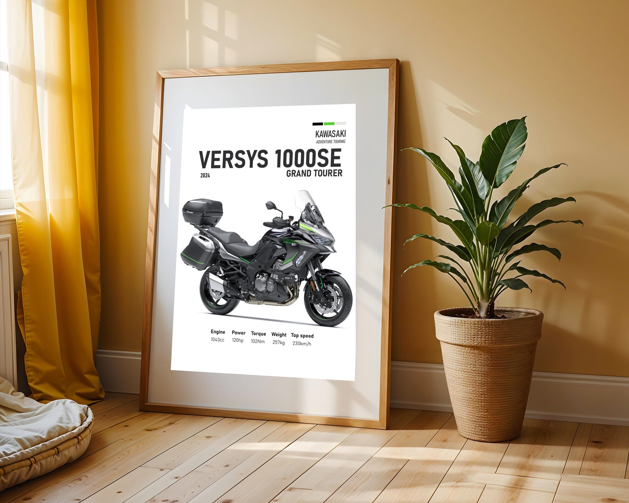 Versys 1000SE Gran Turismo | Cuadro decorativo de Monkey Canvas