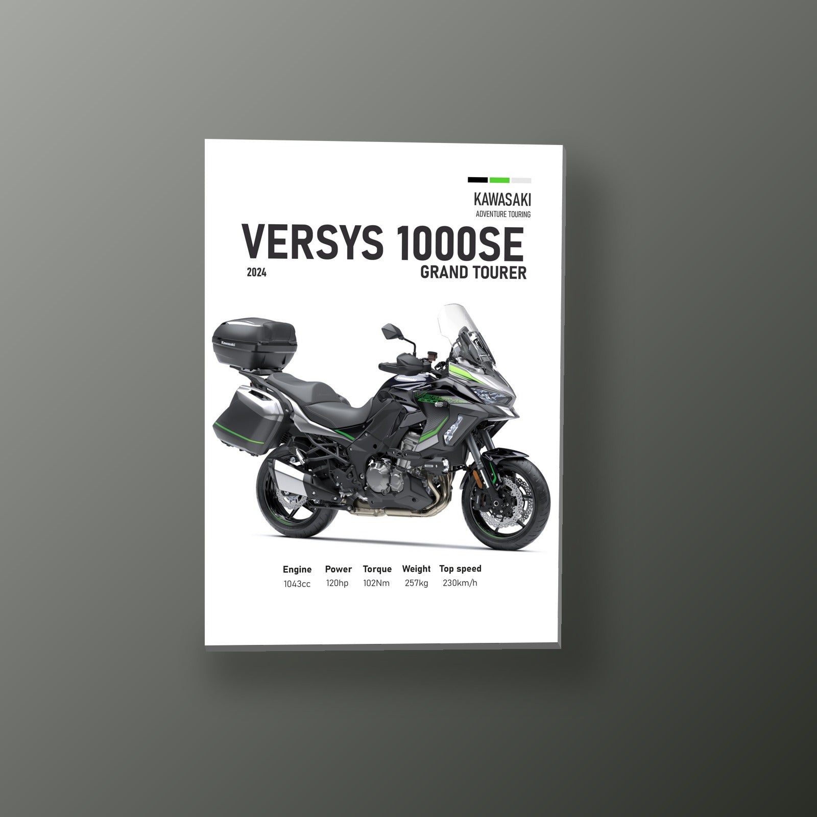 Versys 1000SE Gran Turismo | Cuadro decorativo de Monkey Canvas