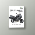 Versys 1000SE Gris Plus | Cuadro decorativo de Monkey Canvas