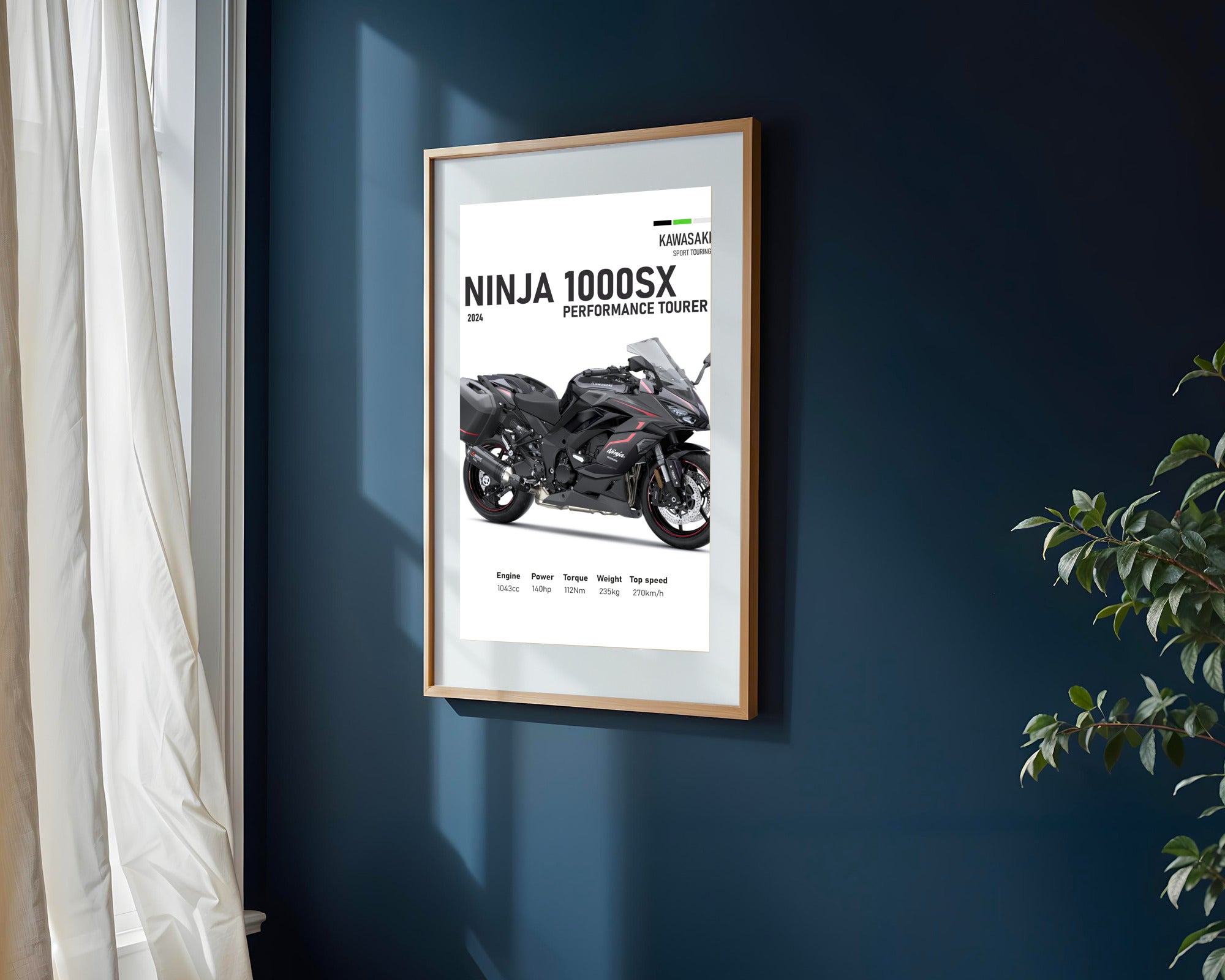 Ninja 1000SX Gran Turismo | Cuadro decorativo de Monkey Canvas