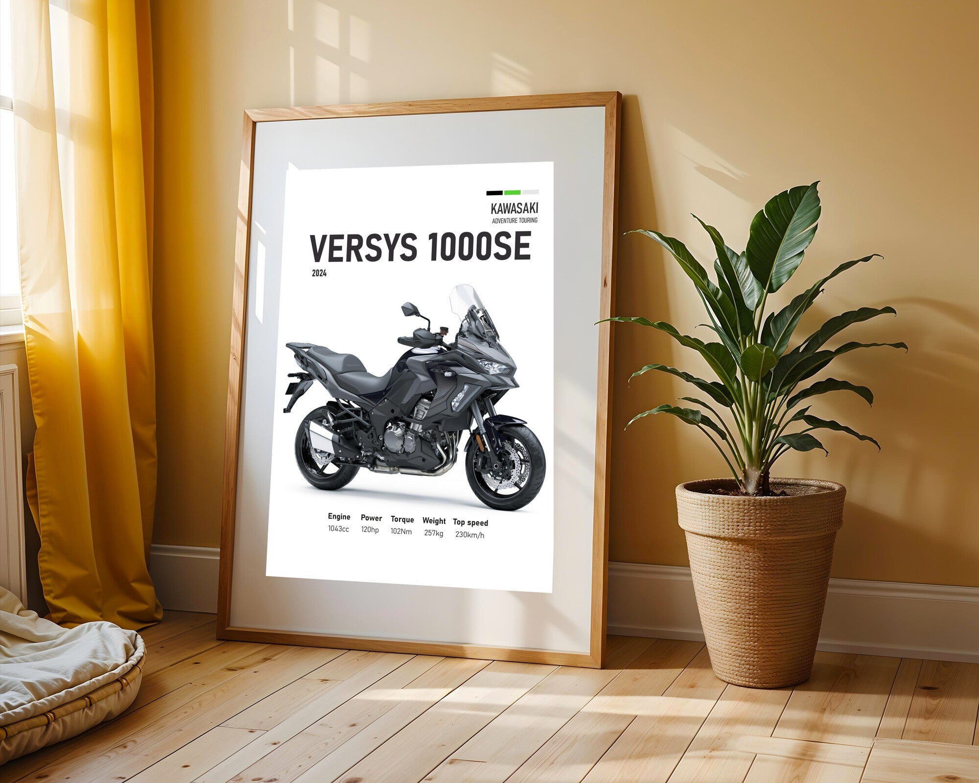 Versys 1000SE Azul Medianoche | Cuadro decorativo de Monkey Canvas