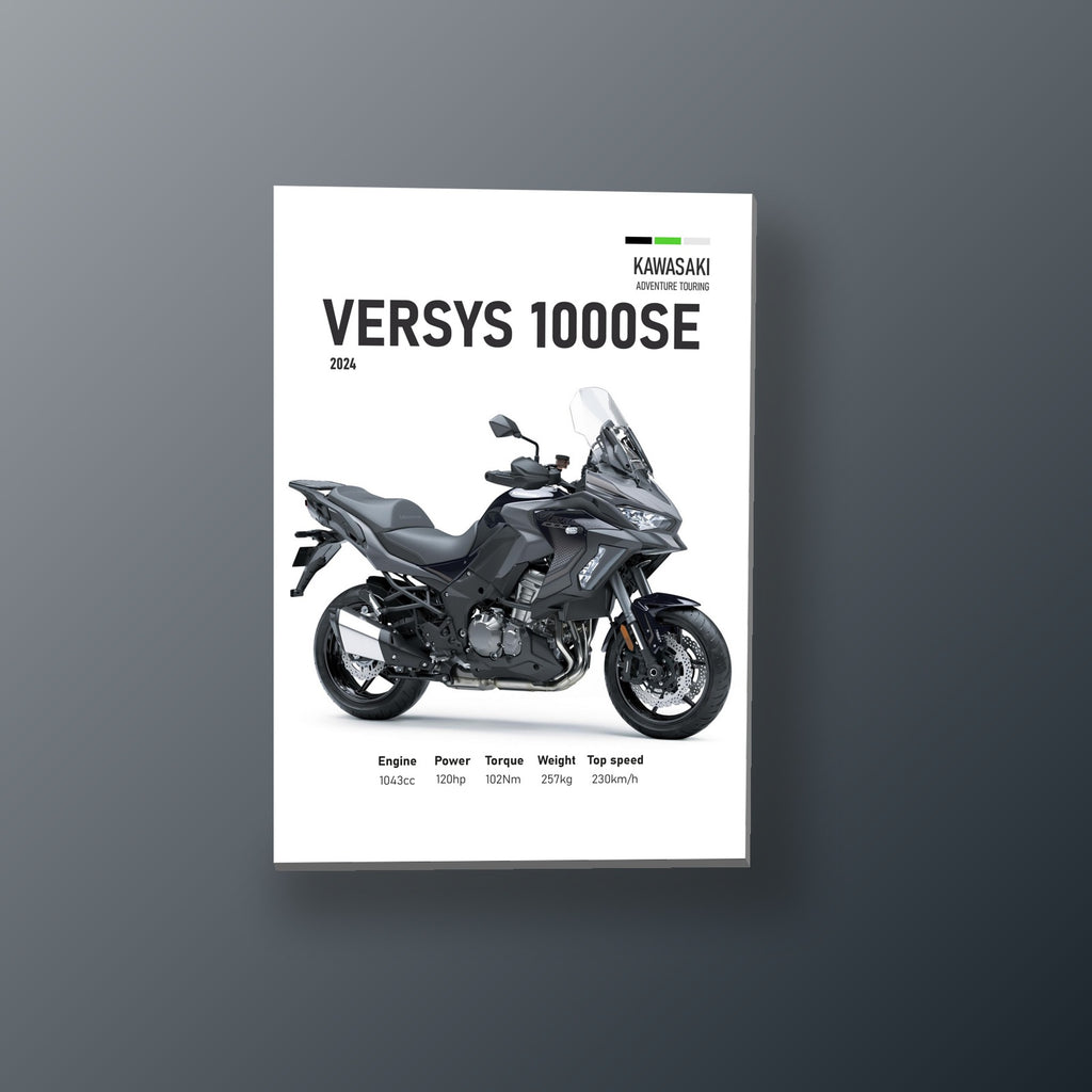 Versys 1000SE Azul Medianoche | Cuadro decorativo de Monkey Canvas