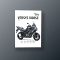 Versys 1000SE Azul Medianoche | Cuadro decorativo de Monkey Canvas