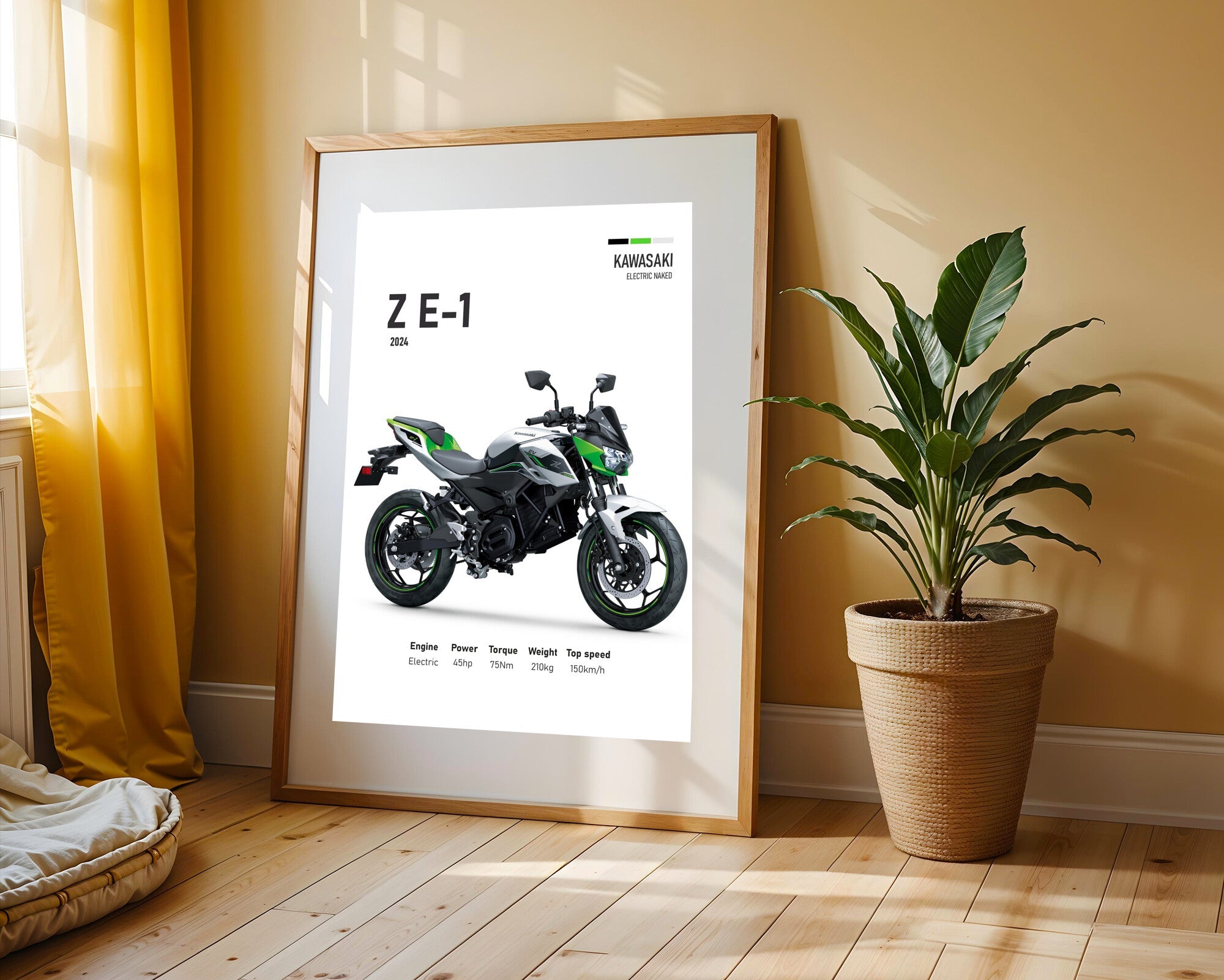 Z E-1 Urbana Blanca | Cuadro decorativo de Monkey Canvas