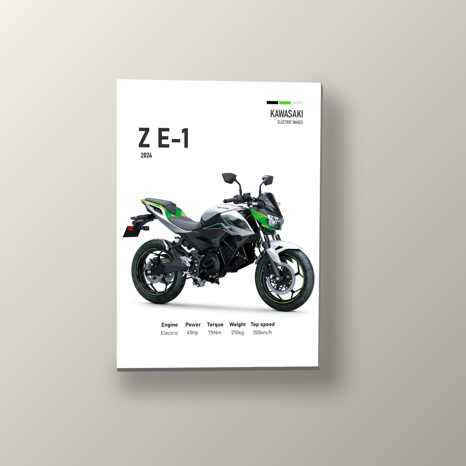 Z E-1 Urbana Blanca | Cuadro decorativo de Monkey Canvas