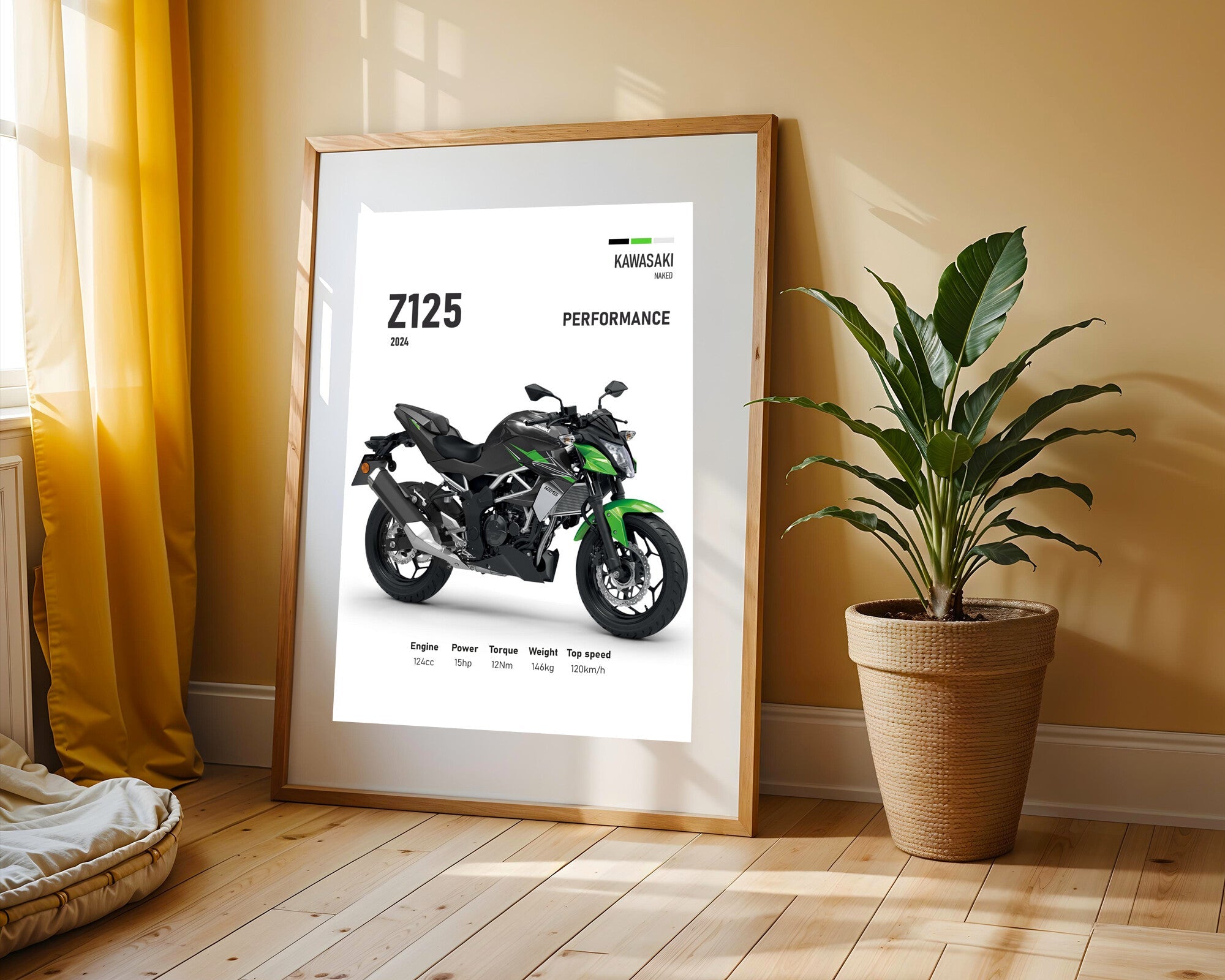 Z125 Performance Urbana | Cuadro decorativo de Monkey Canvas