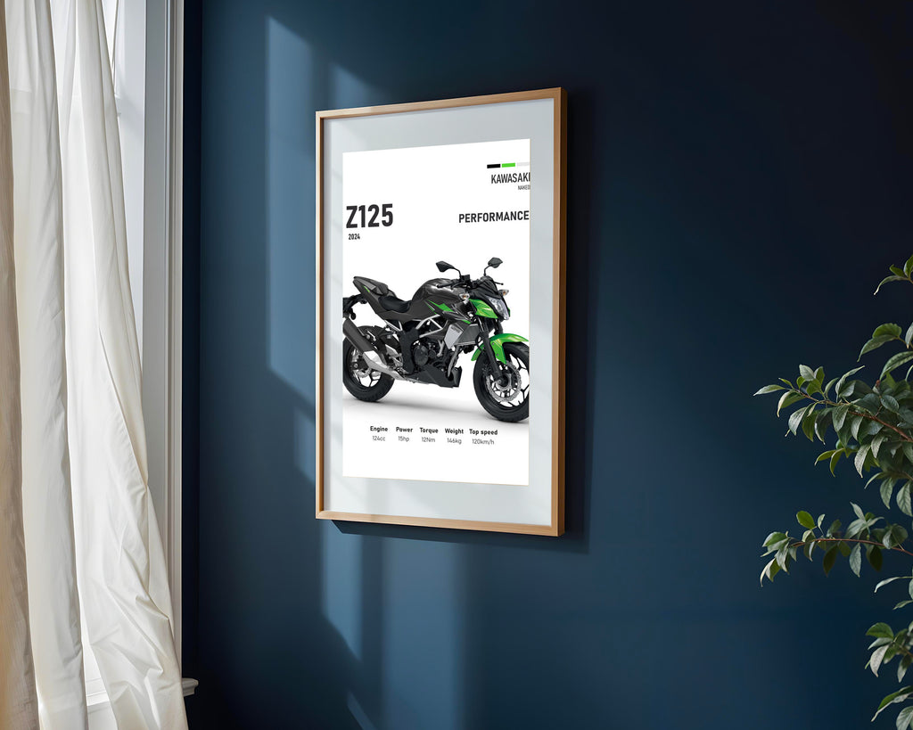 Z125 Performance Urbana | Cuadro decorativo de Monkey Canvas