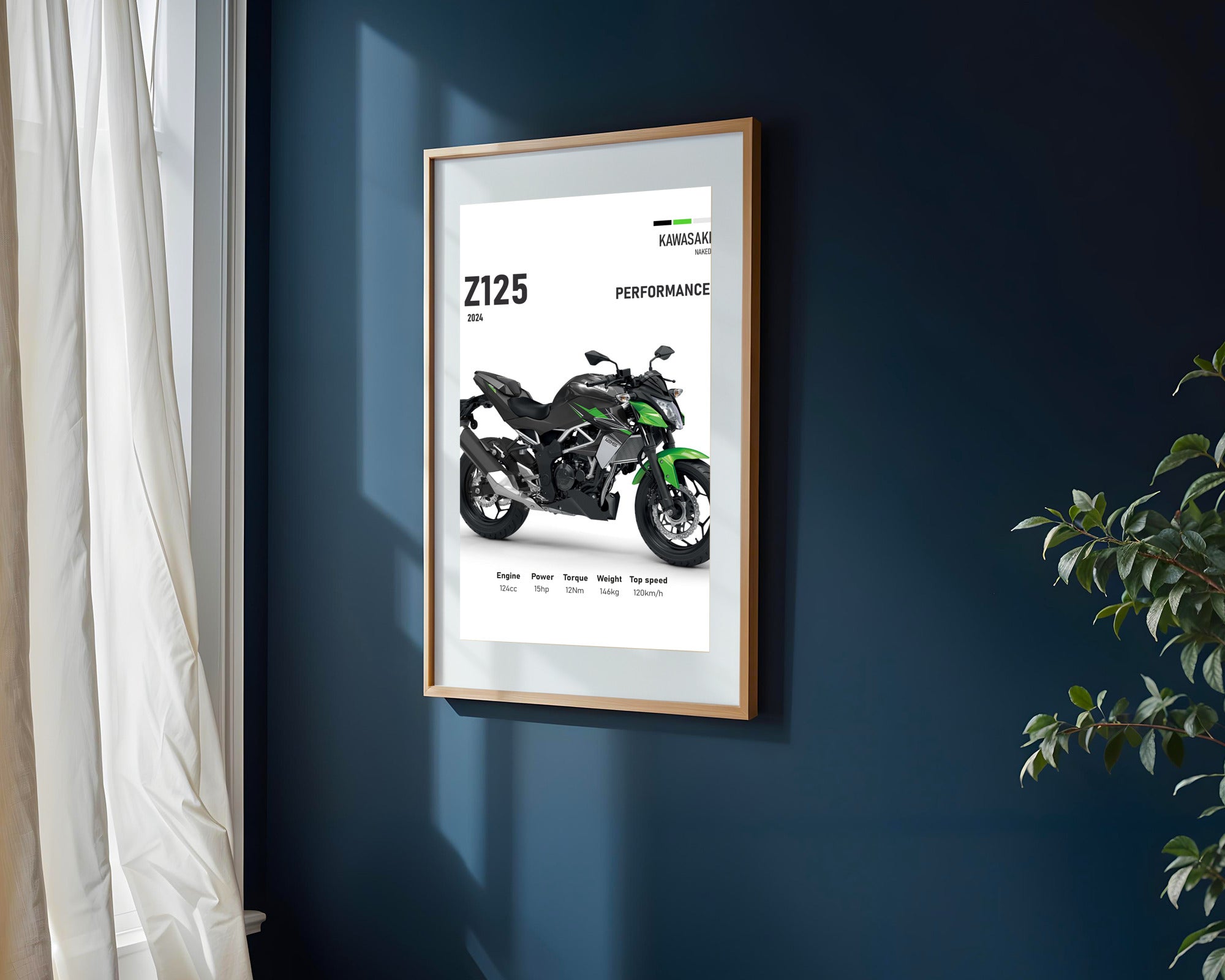 Z125 Performance Urbana | Cuadro decorativo de Monkey Canvas