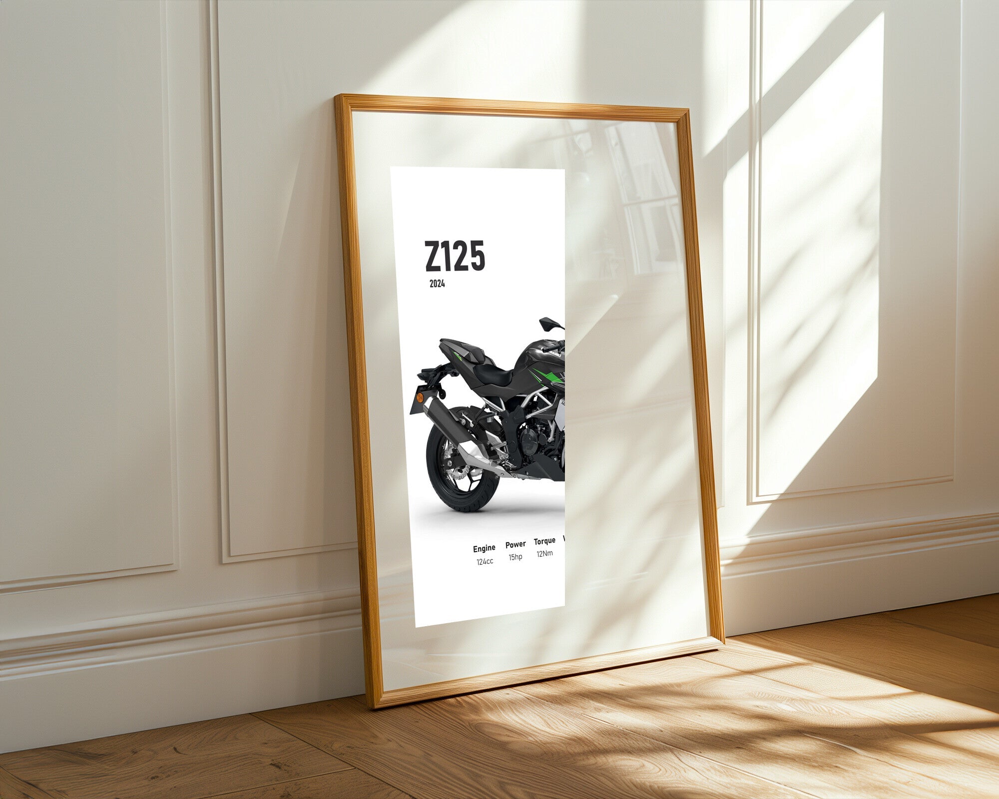 Z125 Sport Callejera | Cuadro decorativo de Monkey Canvas