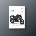 Z125 Sport Callejera | Cuadro decorativo de Monkey Canvas