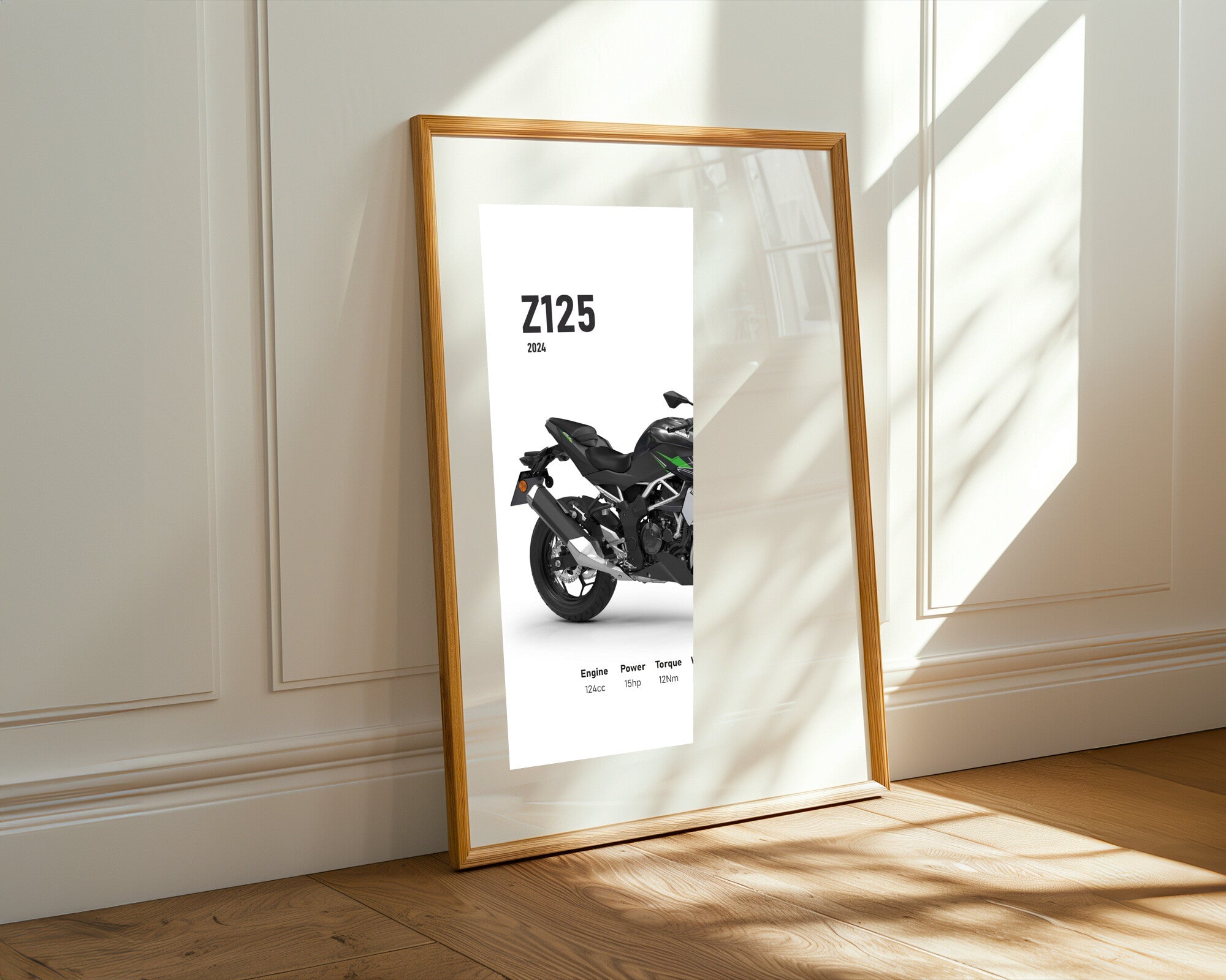 Z125 Naked Compacta | Cuadro decorativo de Monkey Canvas