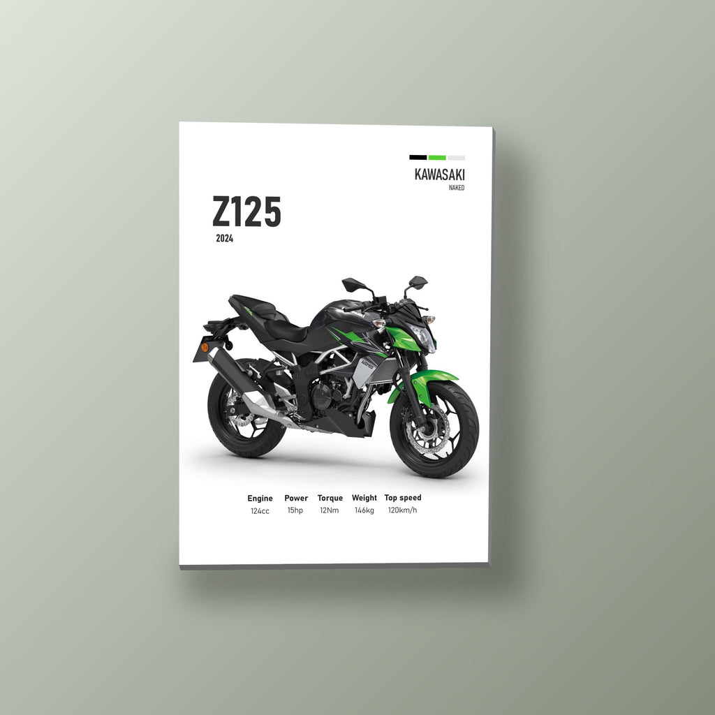Z125 Naked Compacta | Cuadro decorativo de Monkey Canvas