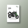 Z125 Naked Compacta | Cuadro decorativo de Monkey Canvas