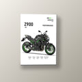 Z900 Performance Gris | Cuadro decorativo de Monkey Canvas
