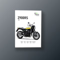 Z900RS Retro Clasica | Cuadro decorativo de Monkey Canvas