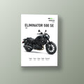 Eliminator 500 Negra Cruiser | Cuadro decorativo de Monkey Canvas