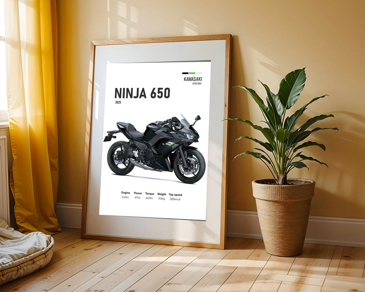 Ninja 650 Deportiva Negra