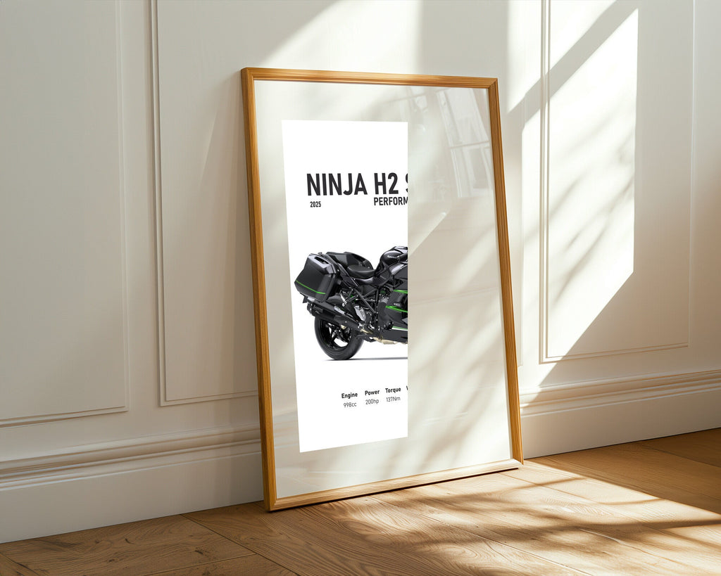 Ninja H2 SX Supercargada | Cuadro decorativo de Monkey Canvas
