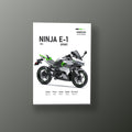 Ninja E-1 Electrica Blanca | Cuadro decorativo de Monkey Canvas