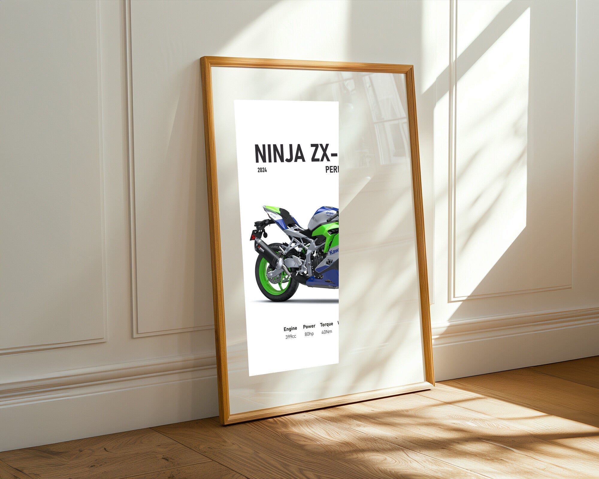 Ninja ZX-4RR Aniversario | Cuadro decorativo de Monkey Canvas